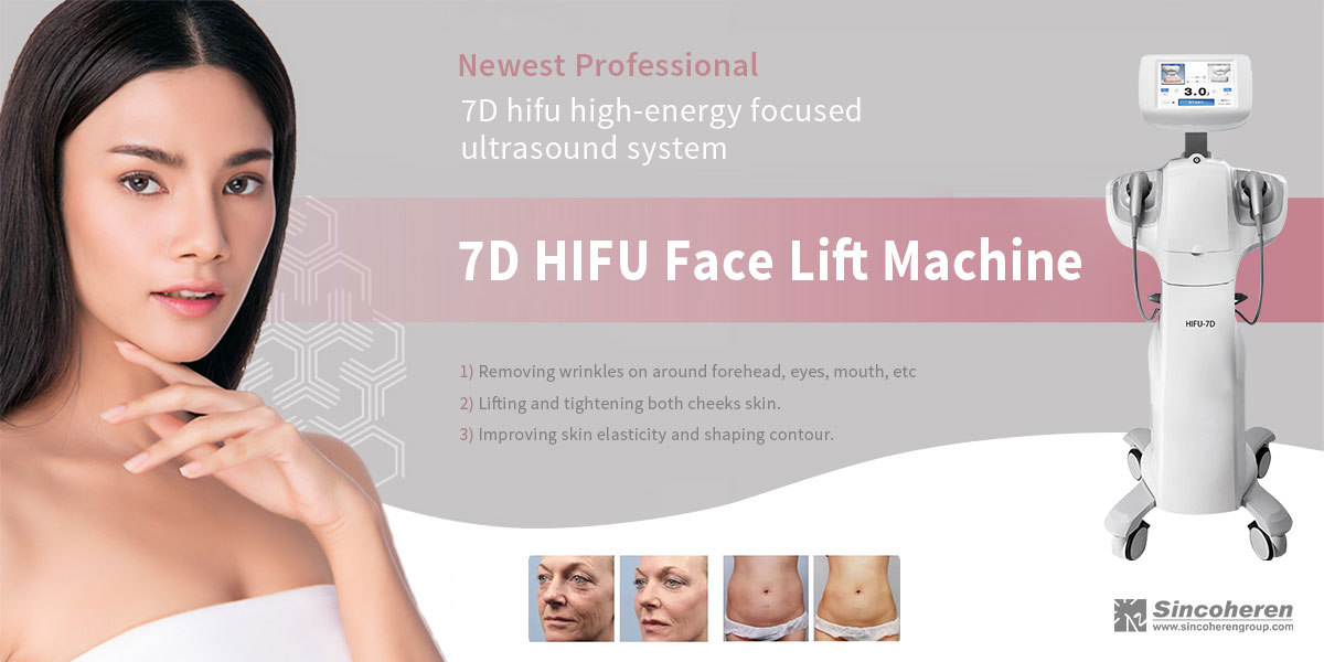 7D HIFU Focused Ultrasound Ultra former Hifu Machine