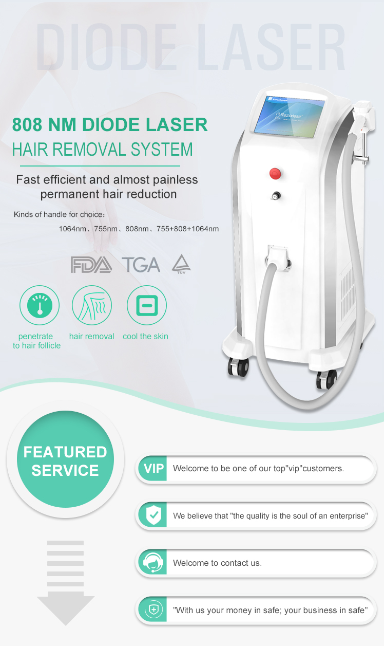 FDA approved 808nm diode laser hair removal