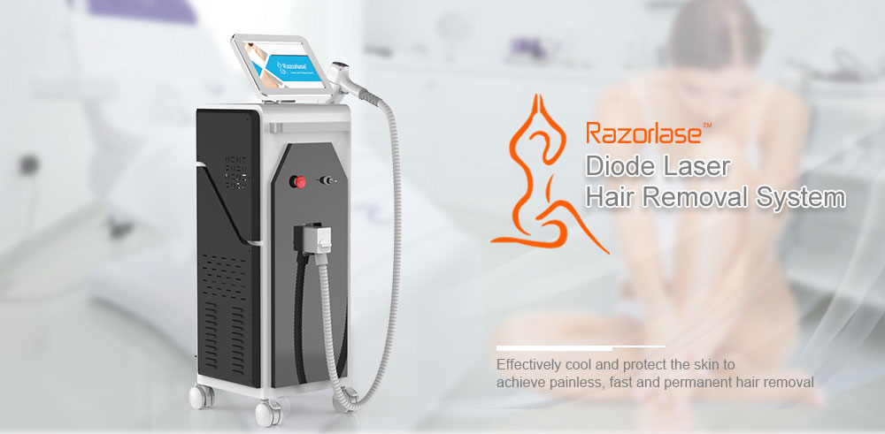 Upgraded diode laser hair removal machine