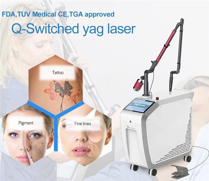 532+1064nm Yag Laser Tattoo Machine Water Filtration System