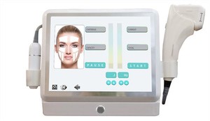 62000shots Body Slimming Face Germany Ultrasound Lifting Hifu New Technology Hifu Machine Three Cartridges Portable 5D Hifu