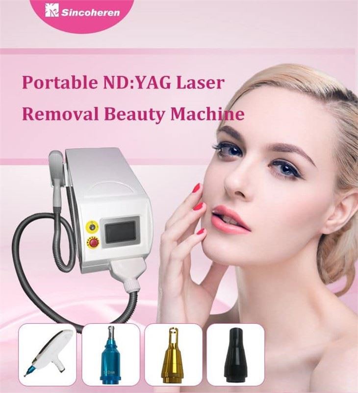 Hot Sale Factory Price CE Approved Q Switch Nd Yag Laser Mini Use In Salon And Home