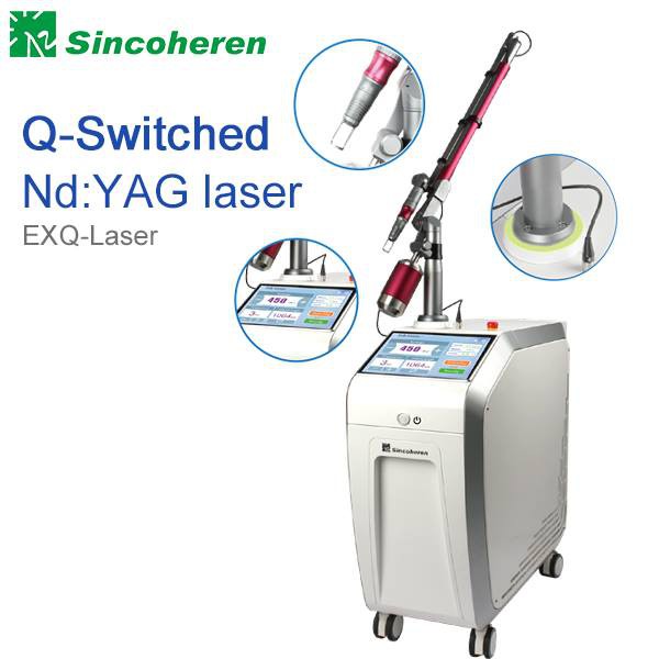 Q-Switched ND YAG Tattoo Removal Laser Machine- FDA/ISO /TUV Approved