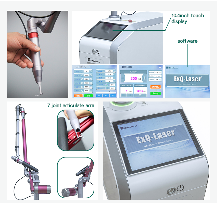 Q Switch ND YAG Tattoo Removal Machine