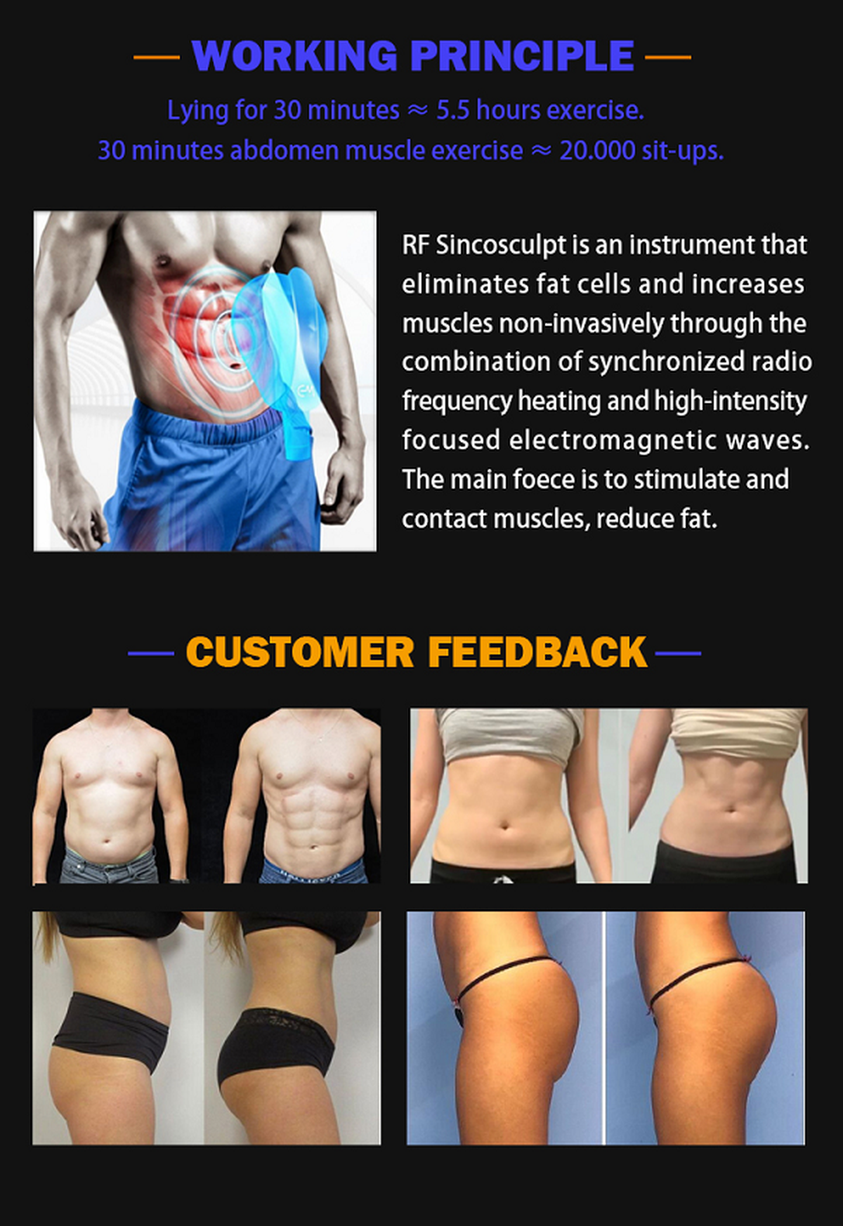 fat loss muscle building machine for sale china1 fat loss muscle building machine for sale china1