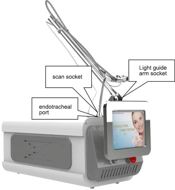 Fractional CO2 Laser Beauty Machine Portable Fraccionado Laser Co2 Skin Whitening Carbon Peeling Scar Removal