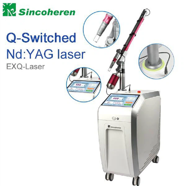 Pico Tattoo Removal Machines Q-switch Nd Yag Laser Tattoo Removal Instrument