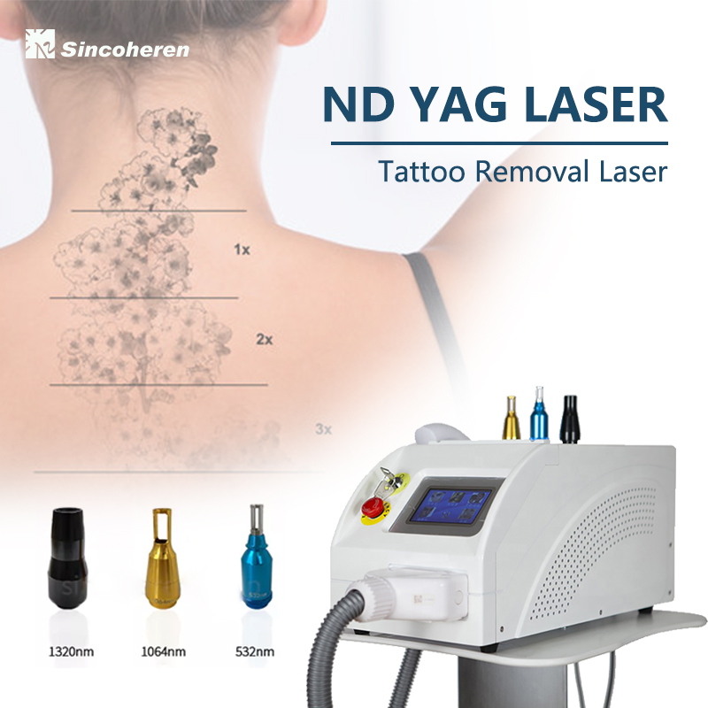 Portable ND: YAG Tattoo Removal Machine