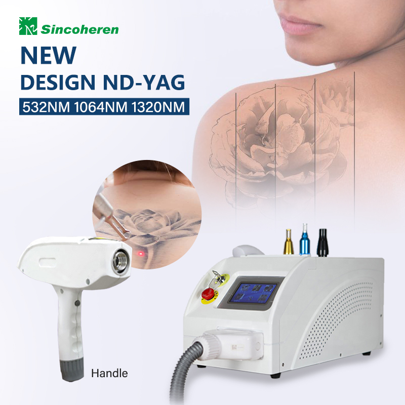Portable ND: YAG Tattoo Removal Machine
