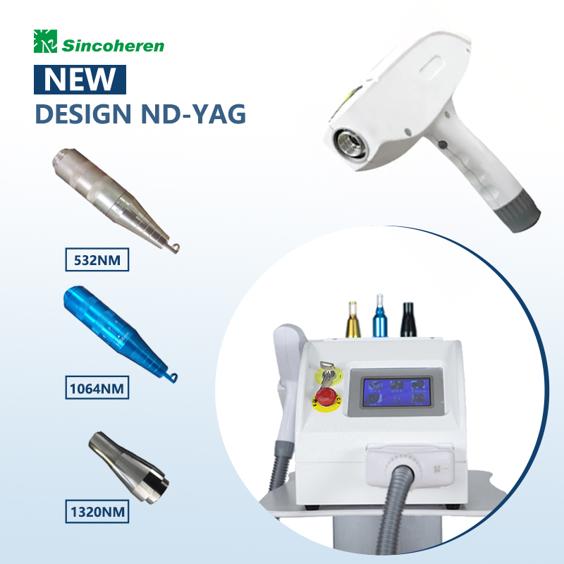 Portable ND: YAG Tattoo Removal Machine