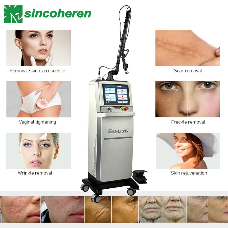 Vertical 10600nm Fractional CO2 Laser Machine