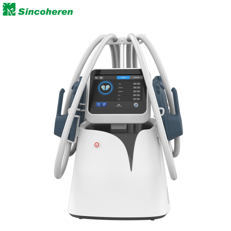 EMS body sculpting machine Sinco EMSllim 4 handles portable 7 tesla muscle stimulator device