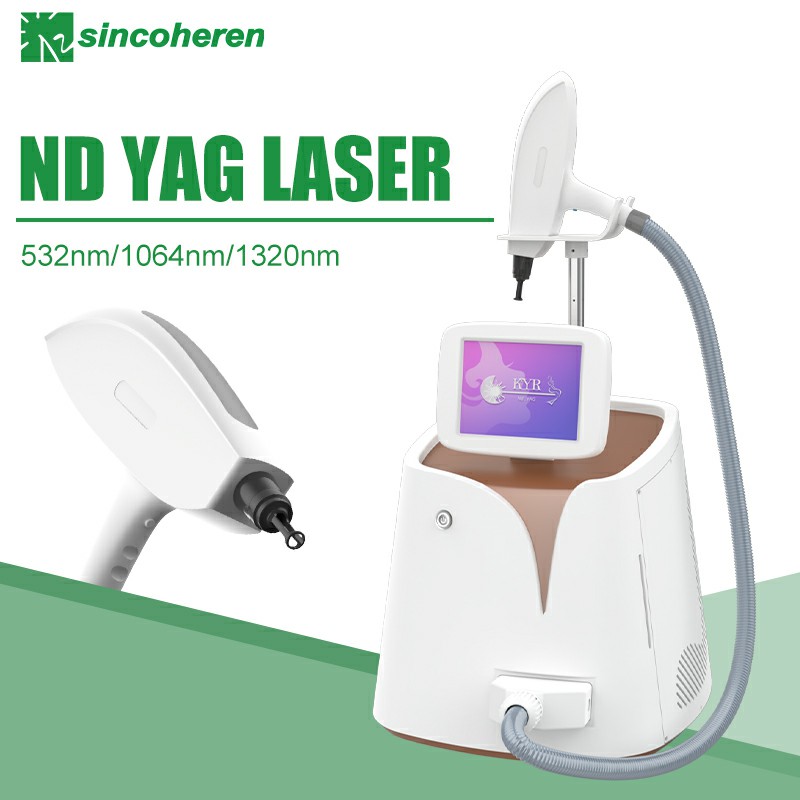 Mini Q switch nd:yag laser tattoo removal beauty machine