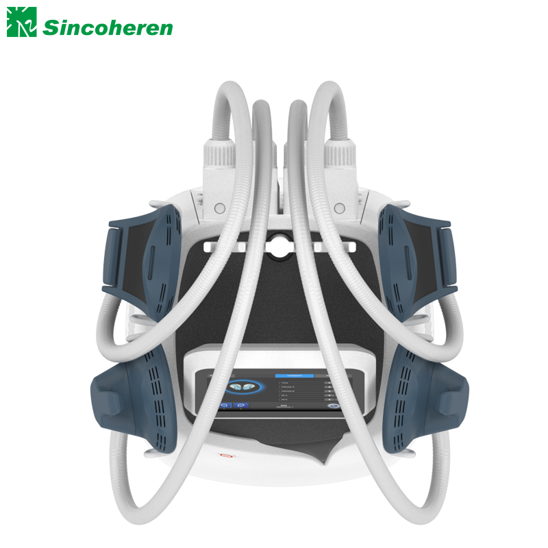 EMS body sculpting machine Sinco EMSllim 4 handles portable 7 tesla muscle stimulator device