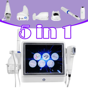 5D HIFU machine 5 in 1 portable wrinkle removal + vaginal tightening + skin tightening device