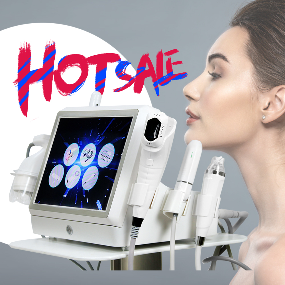 5D HIFU machine 5 in 1 portable wrinkle removal + vaginal tightening + skin tightening device