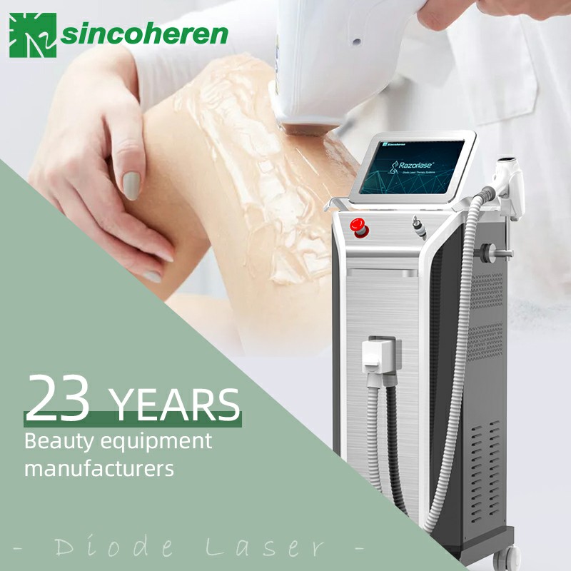 2000W Highest Power Laser Diode 808Nm Hair Removal Machine Razorlase