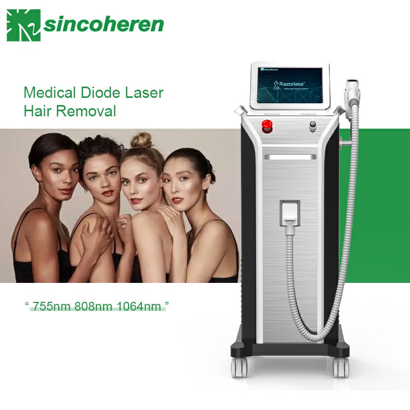 2000W Highest Power Laser Diode 808Nm Hair Removal Machine Razorlase