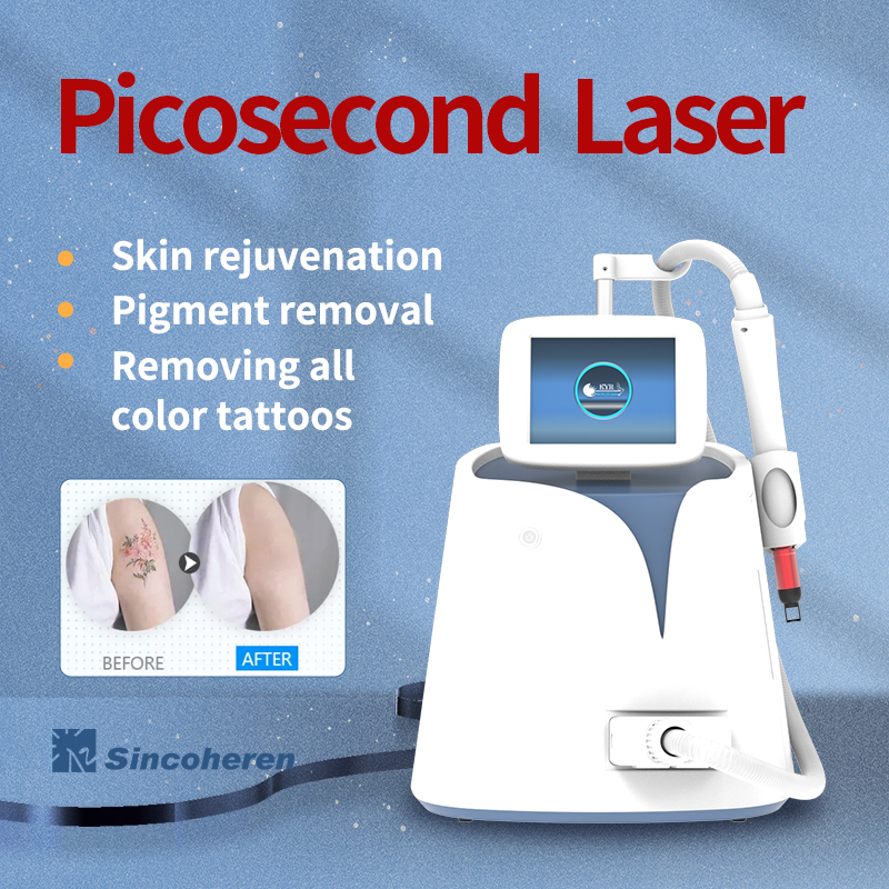 Picolaser mini machine 2023 Newest arrival tattoo removal skin whitening pigment removal device 532nm 755nm 1064nm Picosecond
