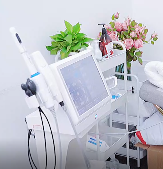 5D HIFU machine 5 in 1 portable wrinkle removal + vaginal tightening + skin tightening device
