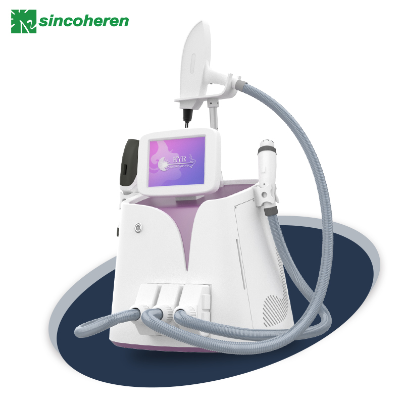 Portable IPL SHR laser hair removal and skin rejuvenation beauty machine