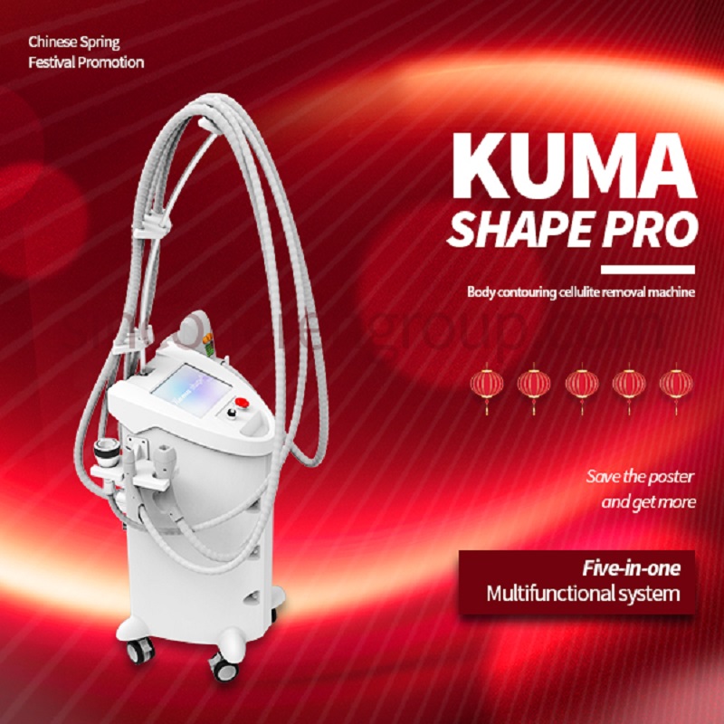 2023 Best Cavitation Ultrasound Vacuum RF kuma shape pro roller message fat burner butt lifting machine body shape slimming